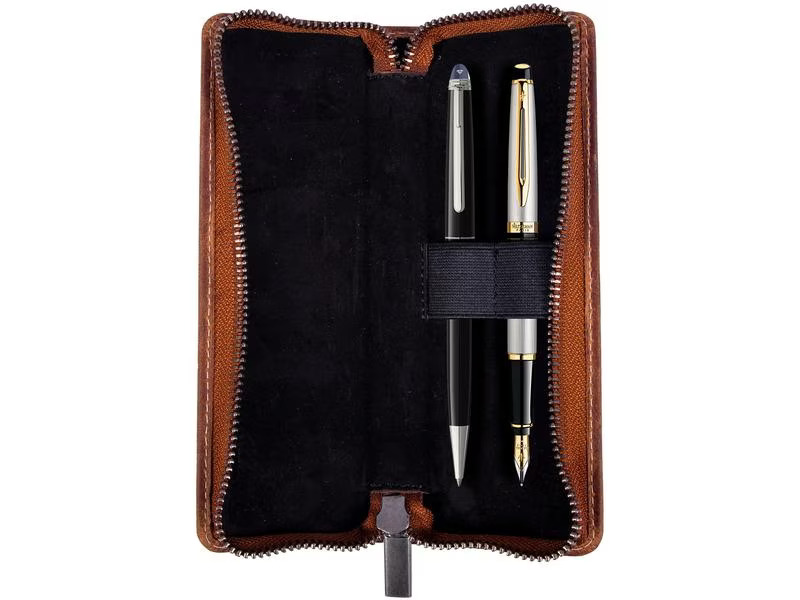 Alpenleder Etui Zwoa, Wild Camel