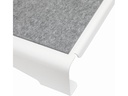 Maul Fussstütze Flair 40 x 30 cm, Weiss
