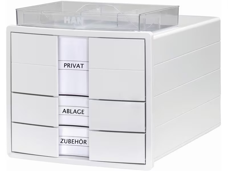 HAN Schubladenbox Impuls 3 Schubladen, Weiss