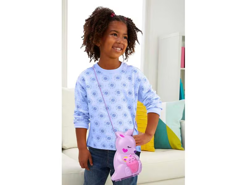 Polly Pocket Spielfigurenset Polly Pocket Mama und Joey Känguru Schatulle