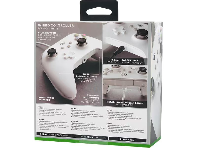 Power A Wired Controller Weiss
