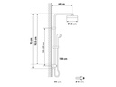 Diaqua Duschsystem Wakuda Push, Schwarz matt