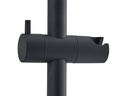 Diaqua Duschsystem Wakuda Push, Schwarz matt
