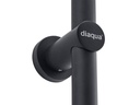 Diaqua Duschsystem Wakuda Push, Schwarz matt
