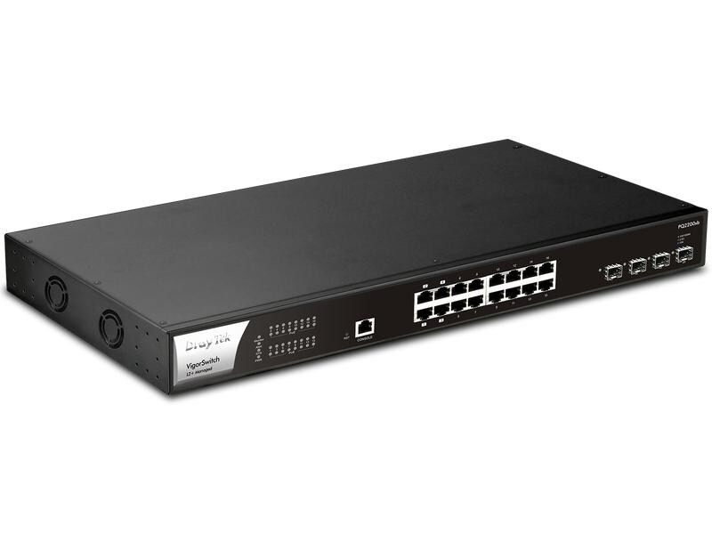 DrayTek PoE++ Switch VigorSwitch PQ2200xb 20 Port