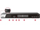 DrayTek PoE++ Switch VigorSwitch PQ2200xb 20 Port