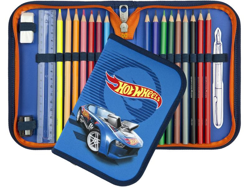 Scooli Schulthek-Set 5-teilig Hot Wheels