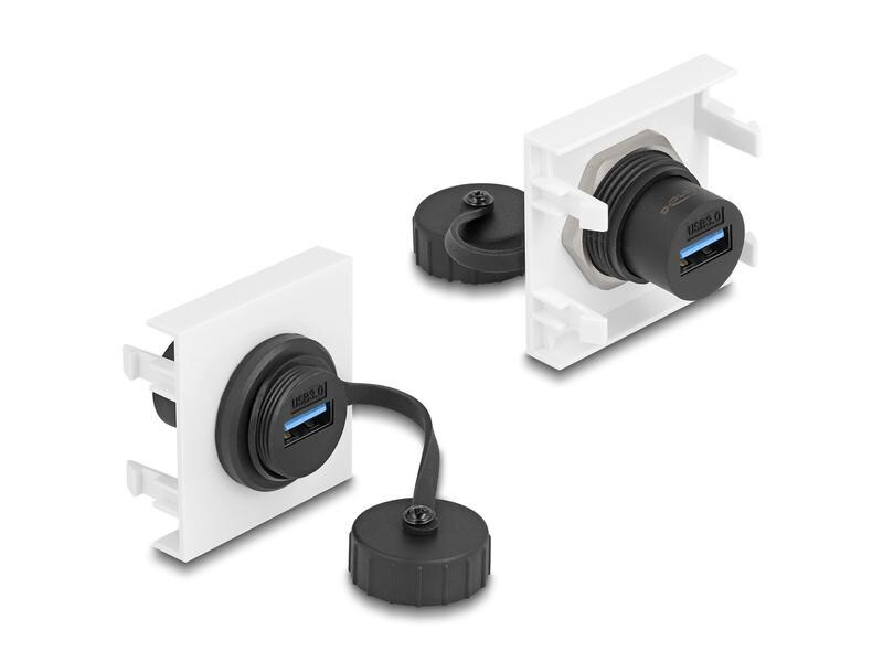 Delock Easy 45 Modul USB Typ-A Buchse, 45 x 45 mm