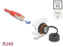 Delock Easy 45 Modul RJ45 Cat.6A, 45 x 45 mm