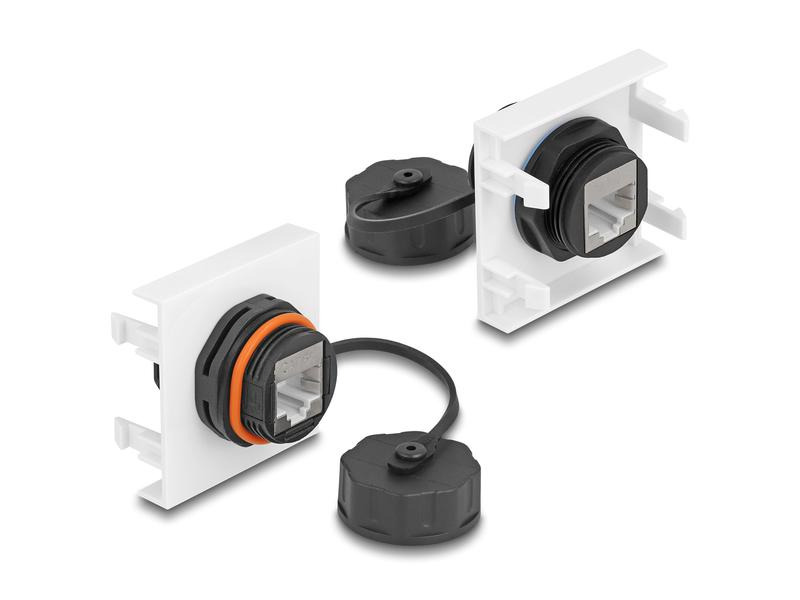 Delock Easy 45 Modul RJ45 Cat.6A, 45 x 45 mm
