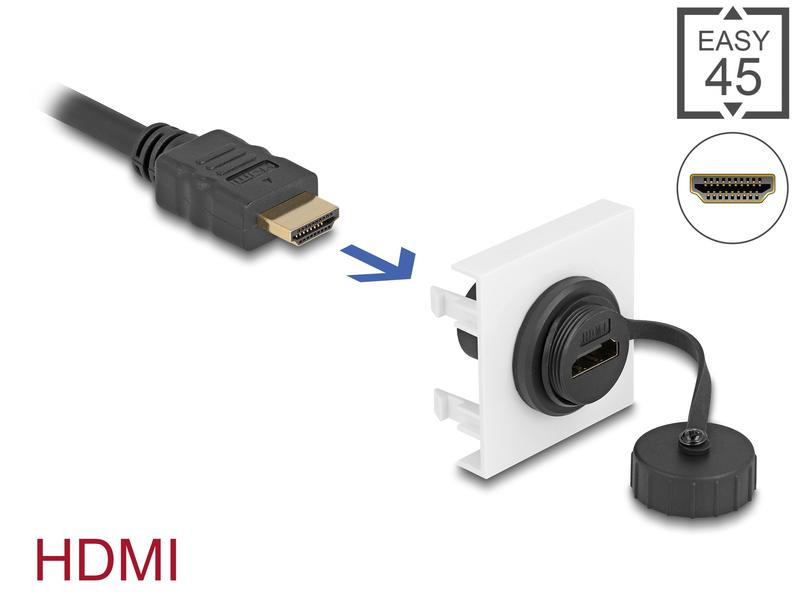 Delock Easy 45 Modul HDMI, 45 x 45 mm