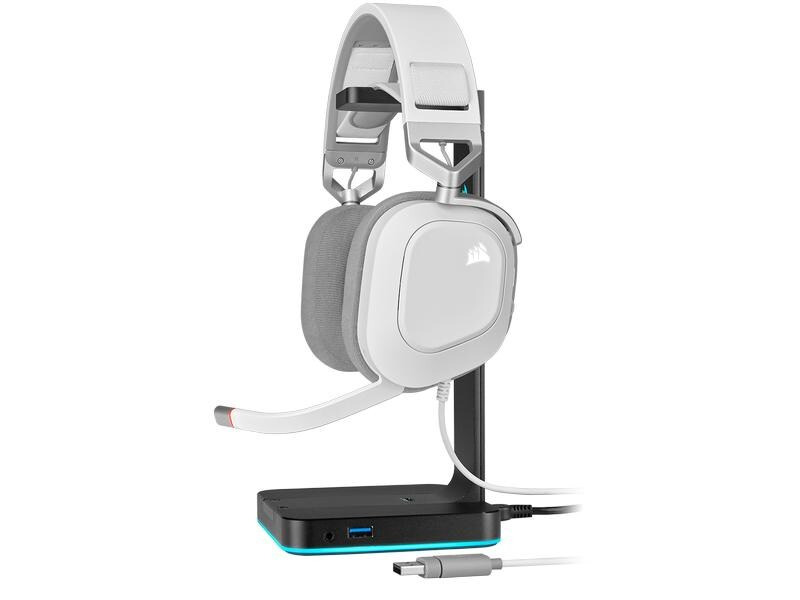 Corsair Headset HS80 RGB iCUE Weiss