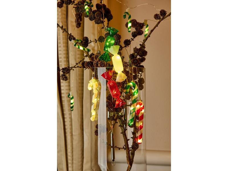 Sirius Weihnachtskugel Bonbon Hannah, 12 cm, Weiss