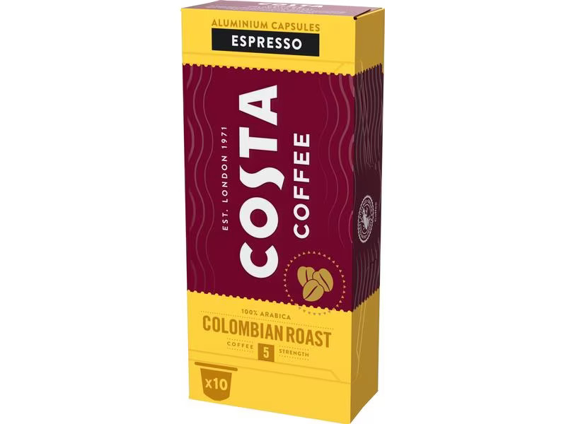 Costa Coffee Kaffeekapseln Colombia Espresso 10 Stück