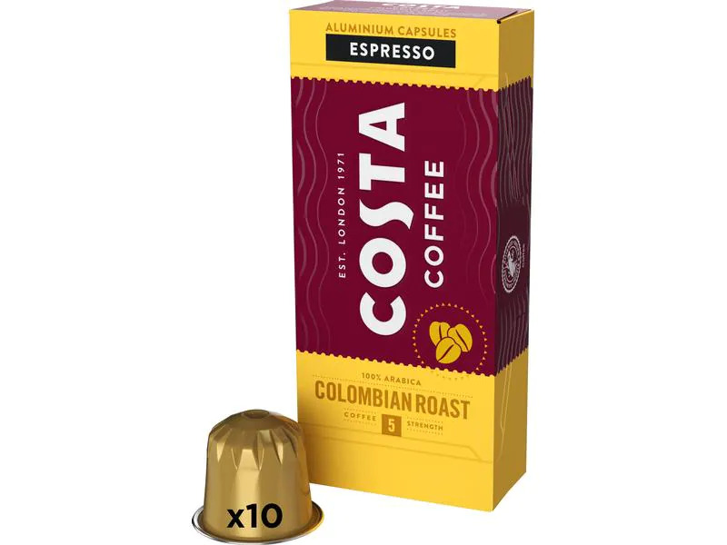 Costa Coffee Kaffeekapseln Colombia Espresso 10 Stück