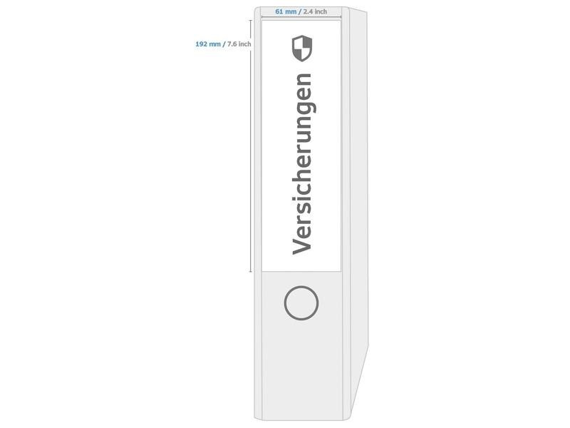 HERMA Ordneretiketten 192 x 61 mm, 20 Blatt, Braun