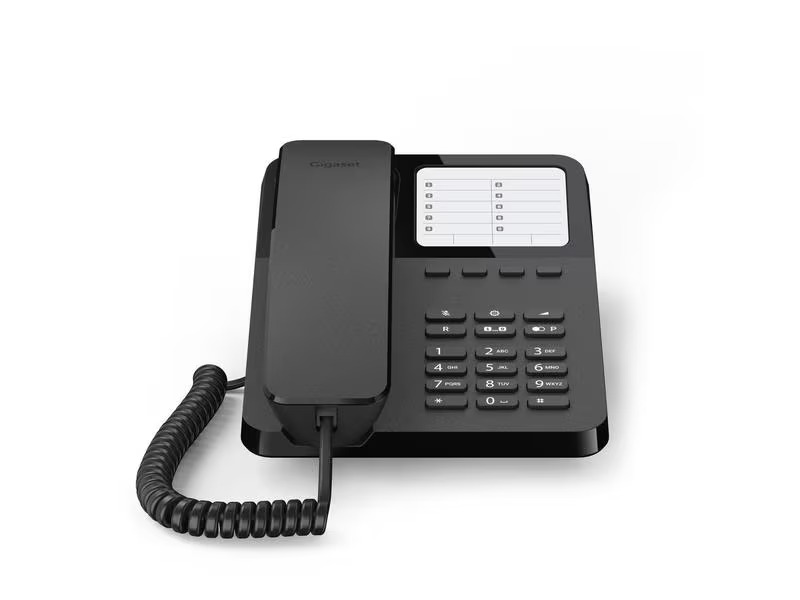 Gigaset Tischtelefon Desk 400 Schwarz
