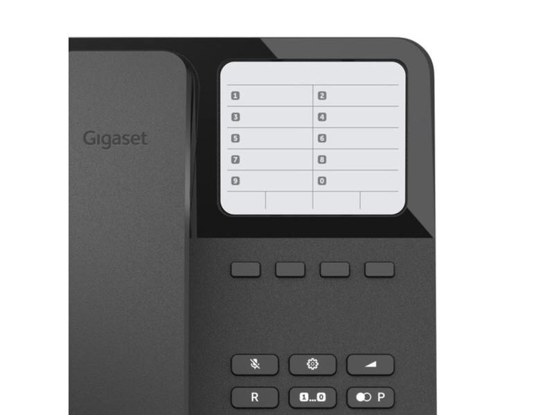 Gigaset Tischtelefon Desk 400 Schwarz