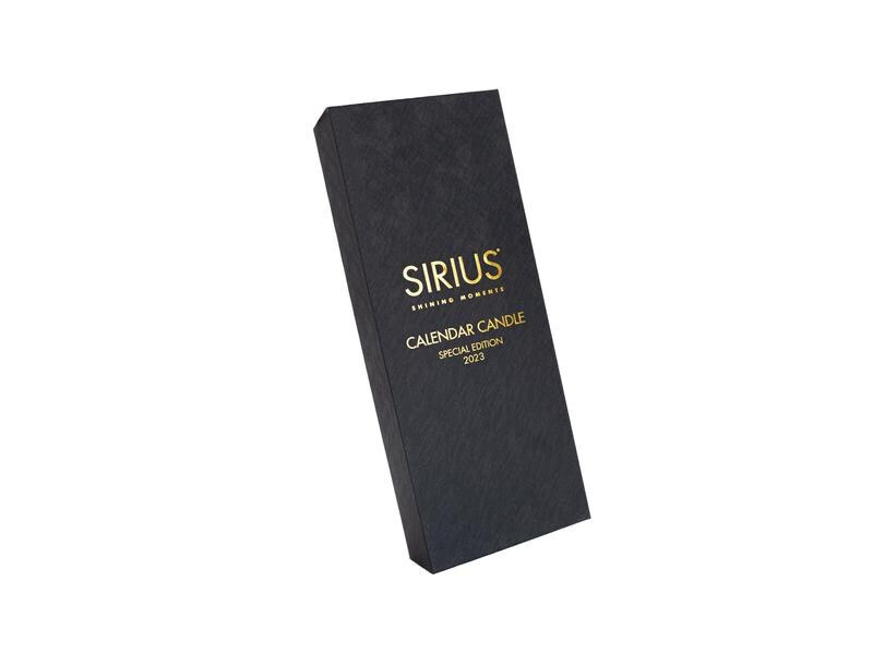 Sirius LED-Kerze Advent Calendar – Special Edition, Weiss