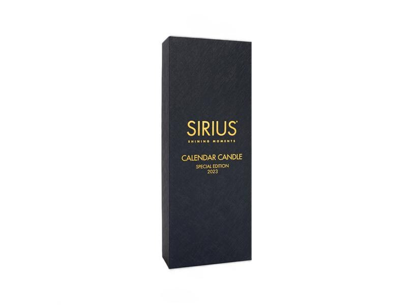 Sirius LED-Kerze Advent Calendar – Special Edition, Weiss