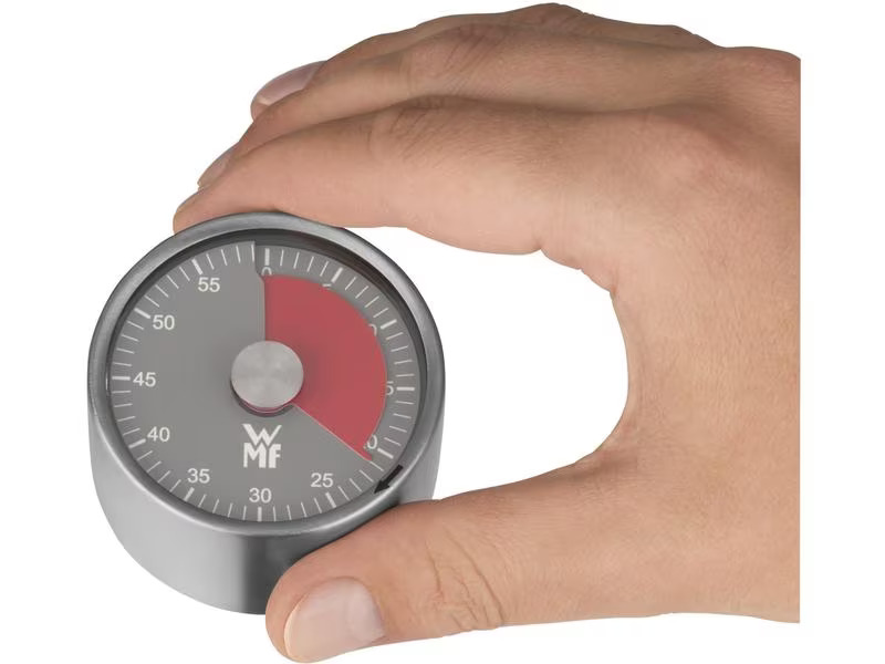 WMF Küchentimer Schwarz/Silber matt