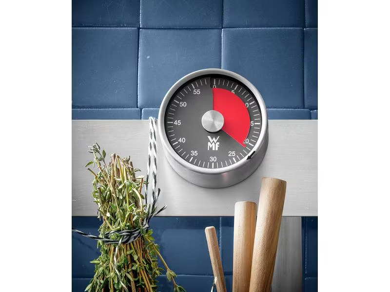 WMF Küchentimer Schwarz/Silber matt