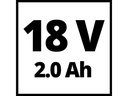 Einhell Akku-Laubbläser GC-CL 18 Li E Kit (1 x 2.0Ah)