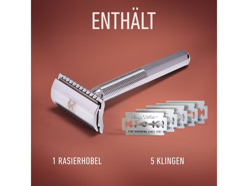 Gillette Rasierhobel mit 5 Klingen 1 Rasierer + 5 Klingen