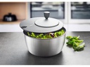 GEFU Salatschleuder Rotare 25 cm, Schwarz/Silber