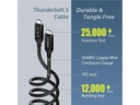 Edimax Thunderbolt 3-Kabel 40 Gbps USB C - USB C 0.5 m