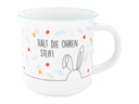 Sheepworld Universaltasse Halt die Ohren Steif! 350 ml, 1 Stück, Weiss