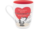 Sheepworld Kaffeetasse Damit du weisst 350 ml, 1 Stück, Rot/Weiss