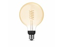 Philips Hue Leuchtmittel White, E27, Filament, Giant Globe, 550 lm