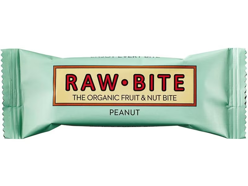 Rawbite Riegel Bio Rohkost Erdnuss 12 x 50 g