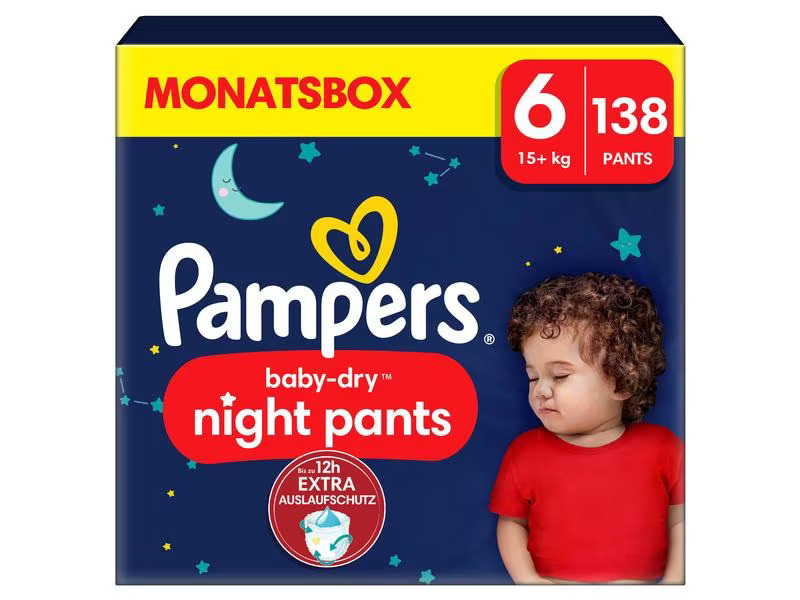 Pampers Nachtwindeln Baby Dry Night Pants Grösse 6