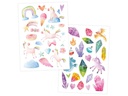 Papierdrachen Tattoo Set Metallic – Beach Vibes