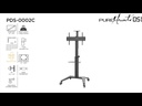 PureMounts TV-Trolley PDS-0002C PureMounts DS, Schwarz