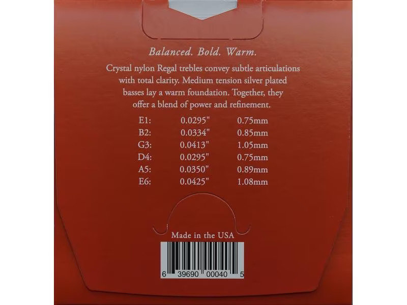 Augustine Gitarrensaiten Regal Red – Medium
