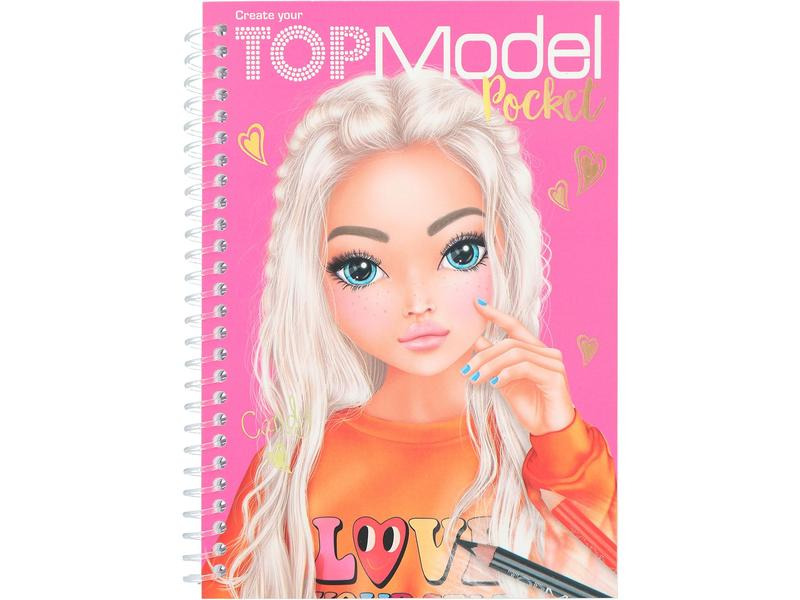 Depesche Malbuch Top Model 13 x 17.5 x 1.3 cm