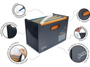 Rapesco Dokumentenmappe Germ-Savvy A4, Mehrfarbig