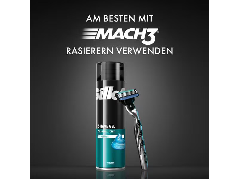 Gillette Sensitive Basis Rasiergel 200 ml