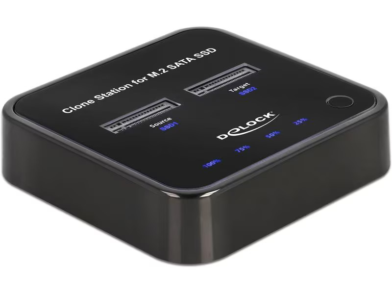 Delock Docking- und Klonstation USB-C – 2x M.2 SATA SSD