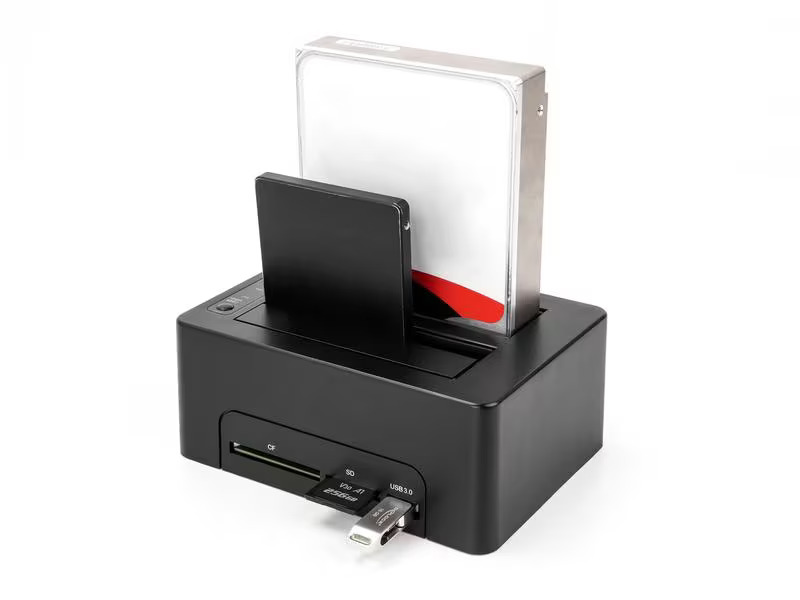 Delock Docking- und Klonstation USB-C – 2 x SATA HDD/SSD