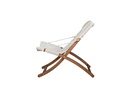 FIAM Relaxsessel Linda, Grau/Weiss