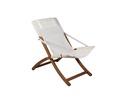 FIAM Relaxsessel Linda, Grau/Weiss