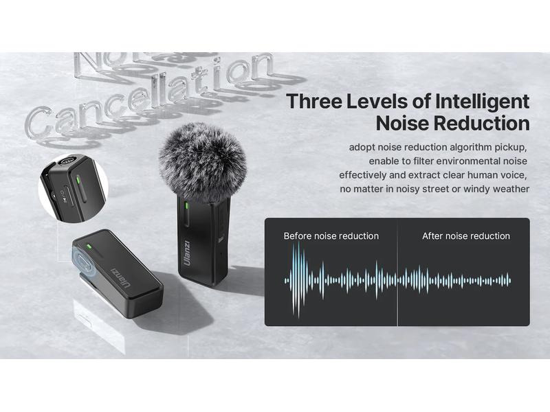 Ulanzi Mikrofon UW-MIC 2.4GHz - USB Type-C