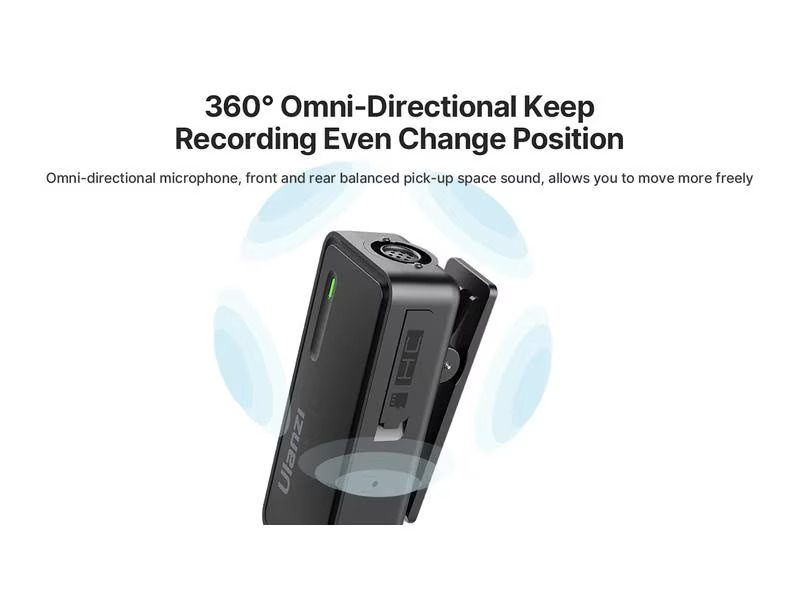 Ulanzi Mikrofon UW-MIC 2.4GHz - Lightining