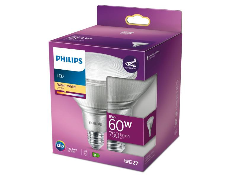 Philips Lampe 9 W (60 W) E27 Warmweiss