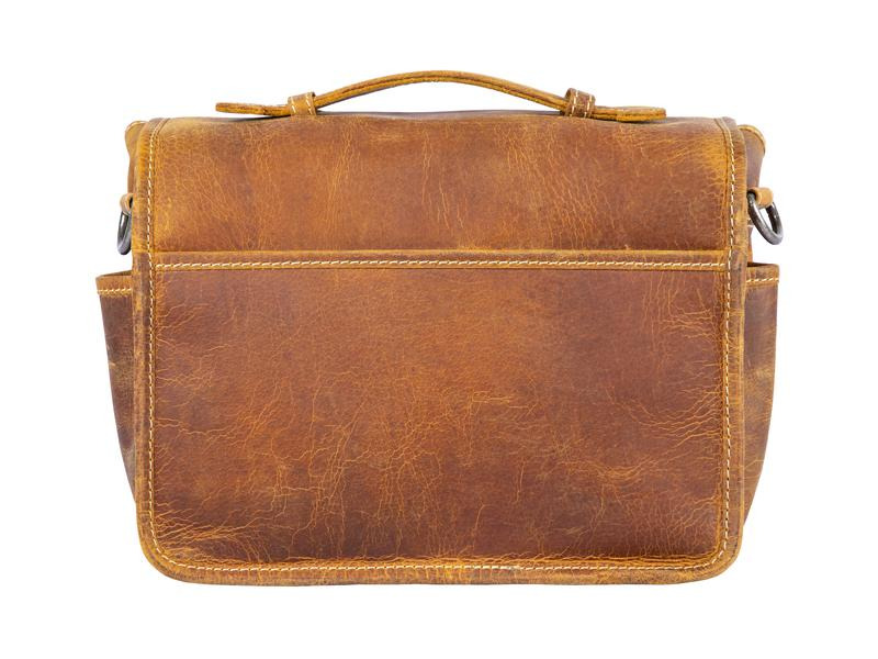 Alpenleder Kamera-Tasche Presse Beige
