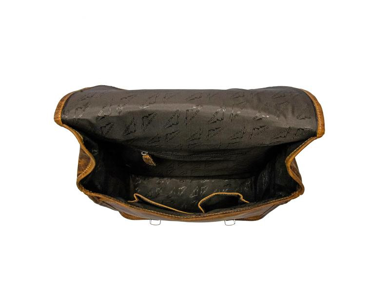 Alpenleder Kamera-Tasche Reporter Beige